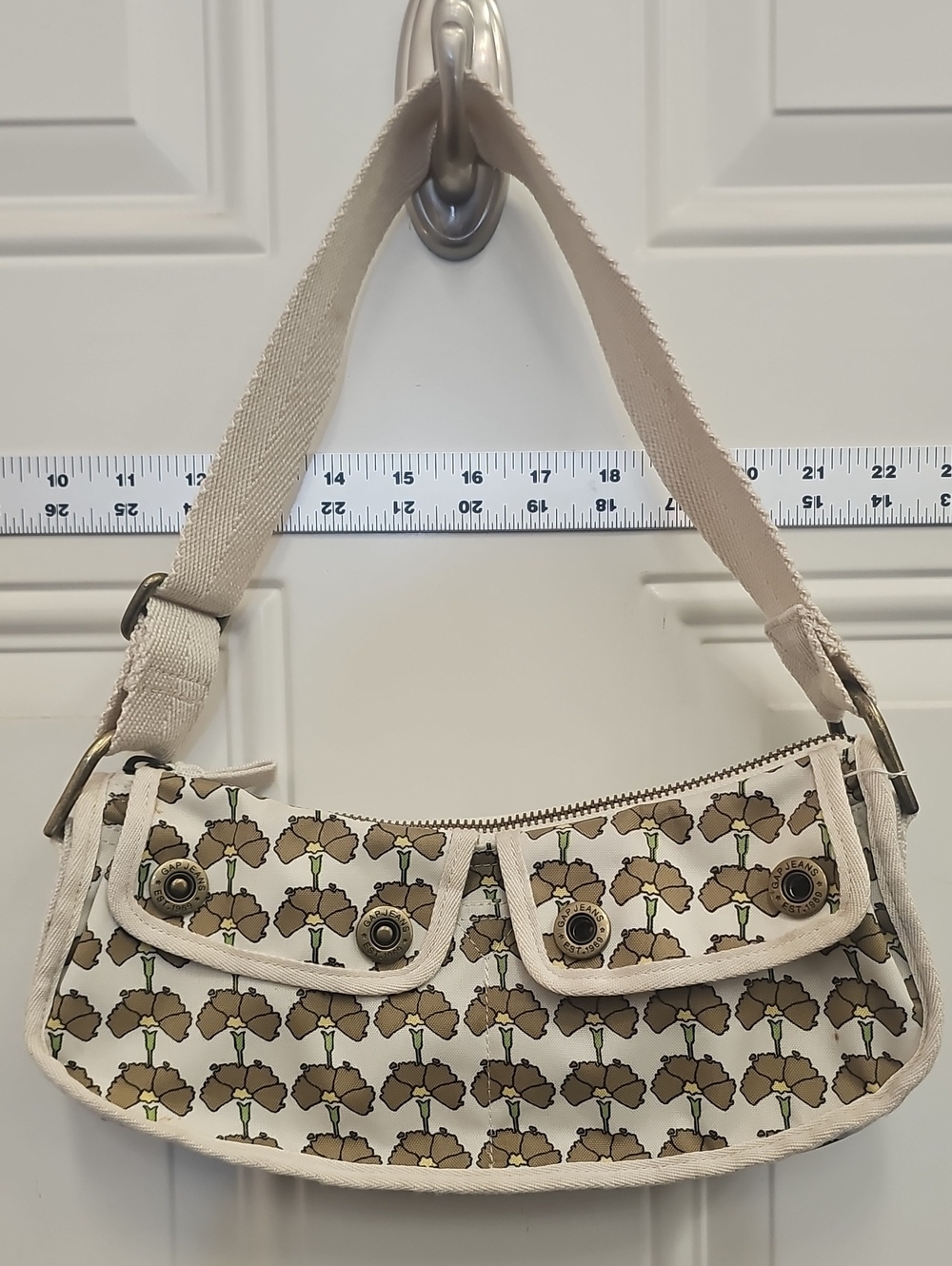 GAP Cream Floral Mini Shoulder Bag.